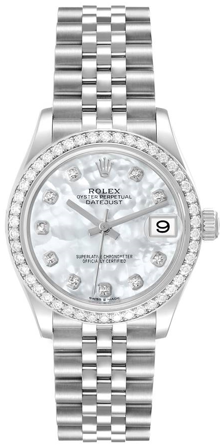 Rolex Naisten kello 278384RBR-0008 Datejust 31 Valkoinen/Teräs Ø31