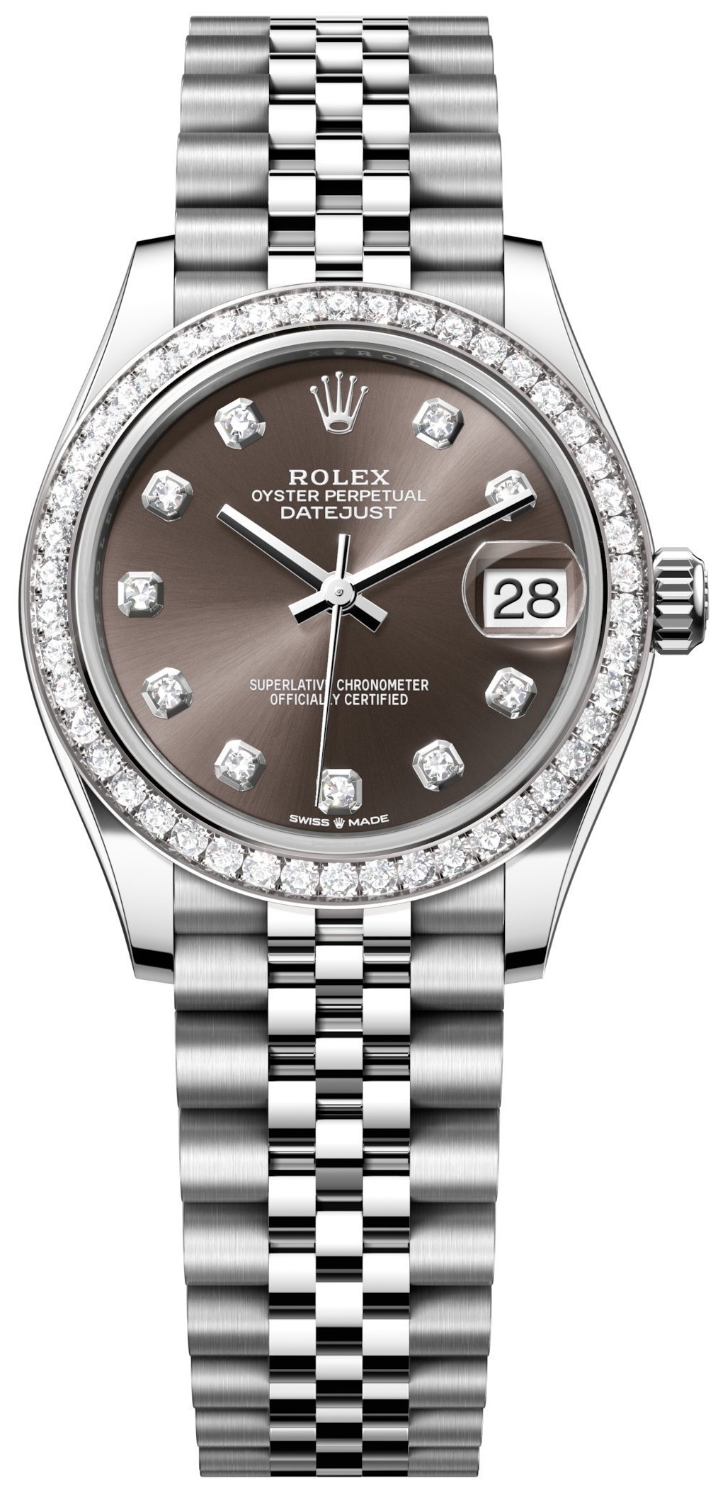 Rolex Naisten kello 278384RBR-0010 Datejust 31 Harmaa/Teräs Ø31 mm