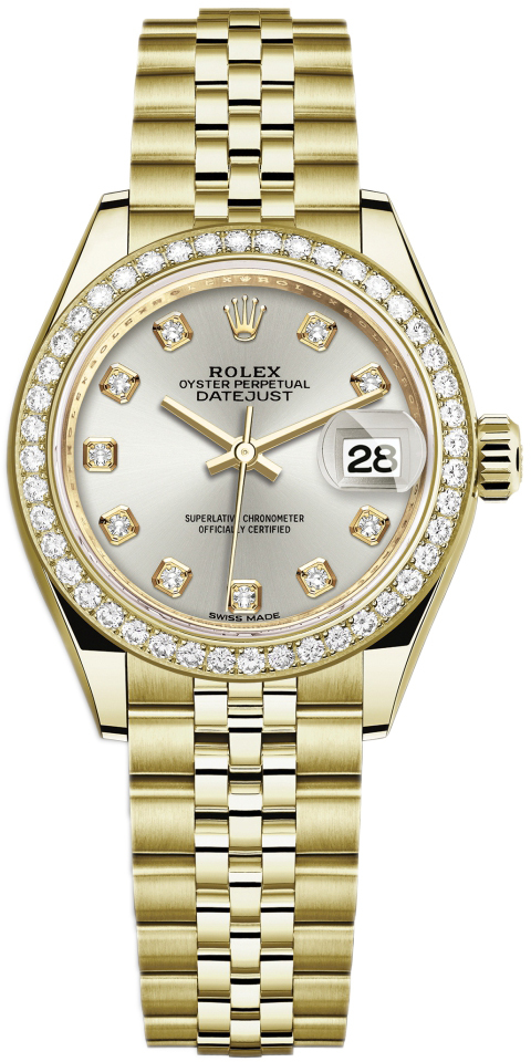 Rolex Naisten kello 279138RBR-0020 Lady-Datejust 28 Hopea/18K