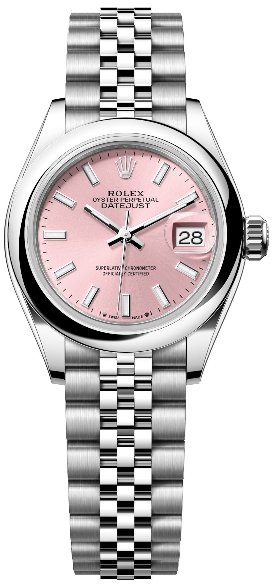 Rolex Naisten kello 279160-0001 Lady-Datejust 28 Pinkki/Teräs Ø28 mm