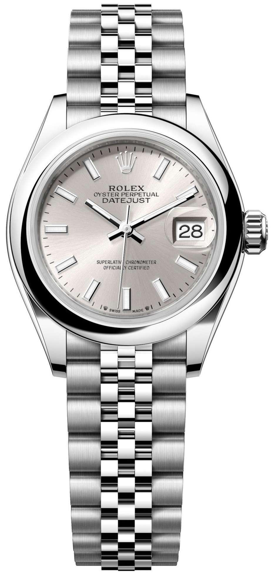 Rolex Naisten kello 279160-0005 Lady-Datejust 28 Hopea/Teräs Ø28 mm