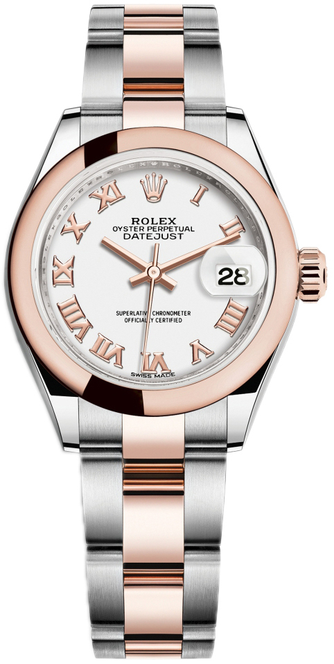 Rolex Naisten kello 279161-0022 Lady-Datejust 28 Valkoinen/18K