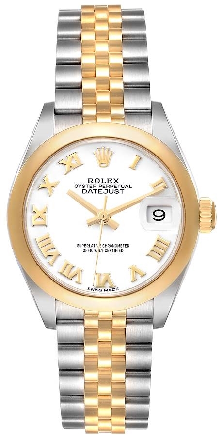 Rolex Naisten kello 279163-0023 Lady-Datejust 28 Valkoinen/18K