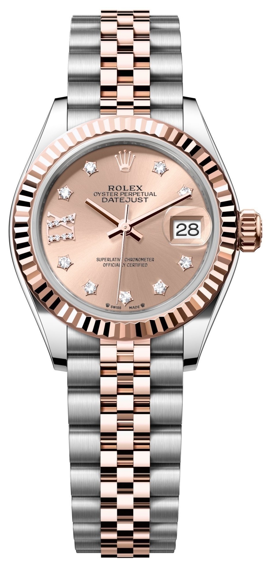 Rolex Naisten kello 279171-0027 Lady-Datejust 28 Punakultaa/Teräs