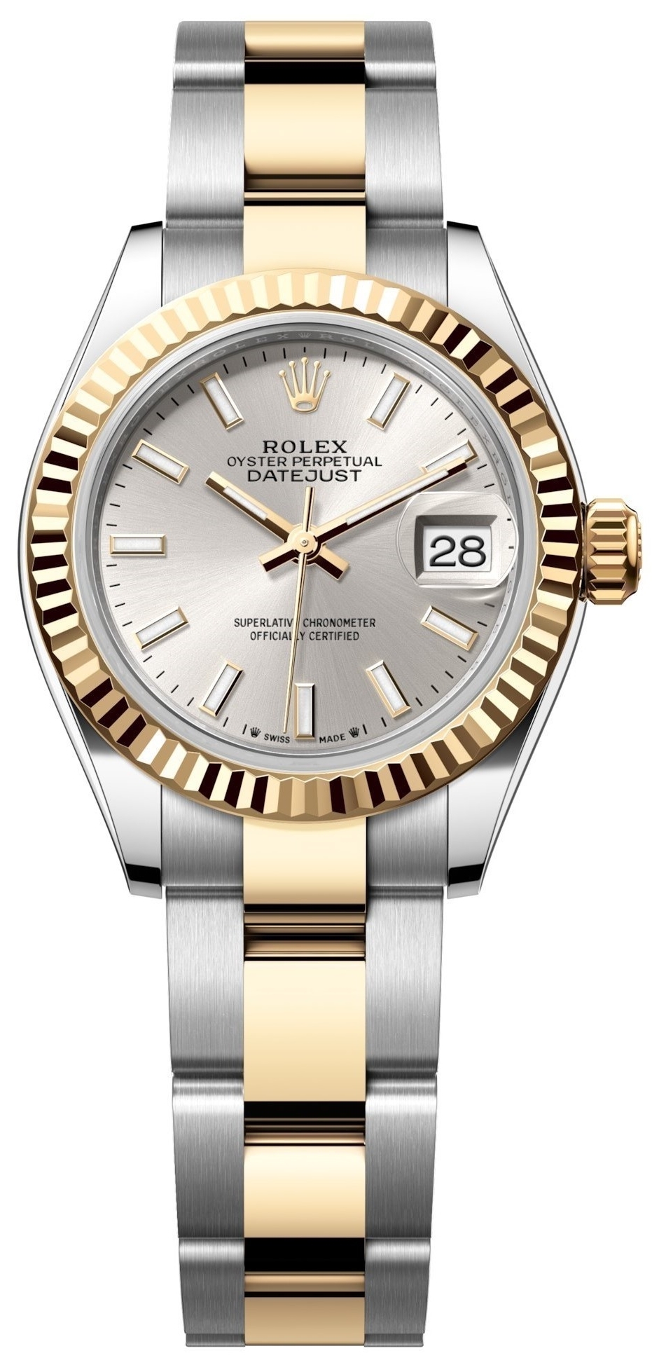 Rolex Naisten kello 279173-0020 Lady-Datejust 28 Hopea/Teräs Ø28 mm