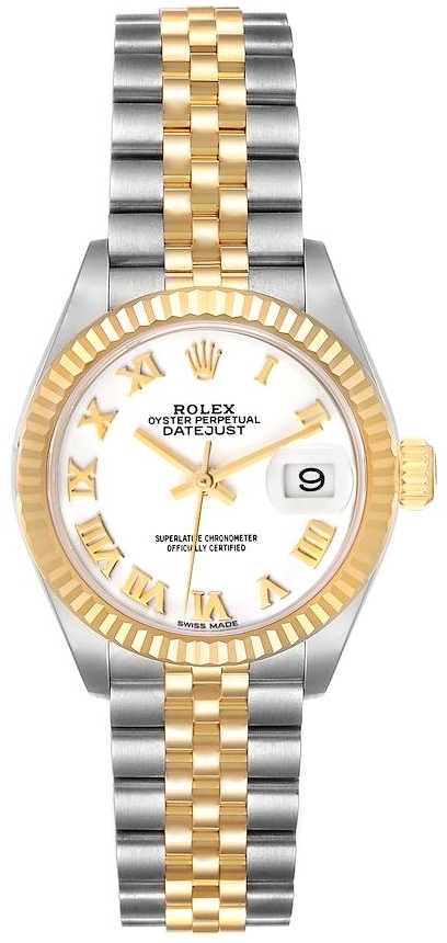 Rolex Naisten kello 279173-0023 Lady-Datejust 28 Valkoinen/18K