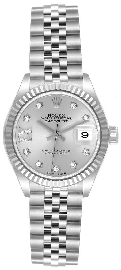 Rolex Naisten kello 279174-0021 Lady-Datejust 28 Hopea/Teräs Ø28 mm