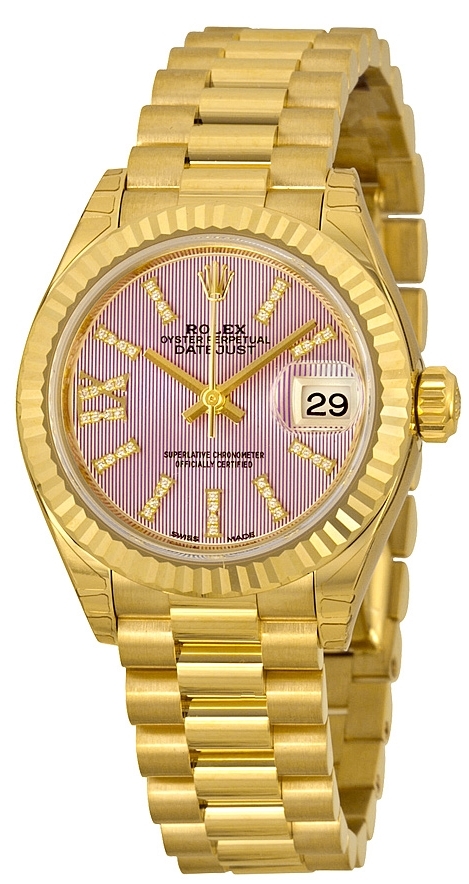 Rolex Naisten kello 279178-0011 Lady-Datejust 28 Violetti/18K