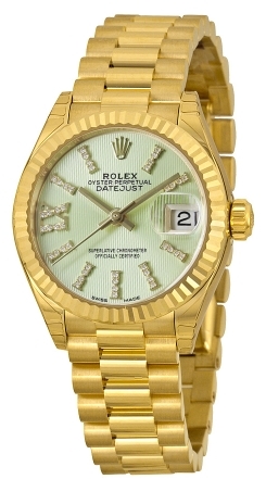 Rolex Naisten kello 279178-0007 Lady-Datejust 28 Vihreä/18K