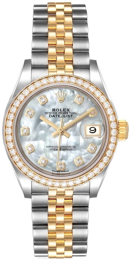 Rolex Naisten kello 279383RBR-0019 Lady-Datejust 28 Valkoinen/18K