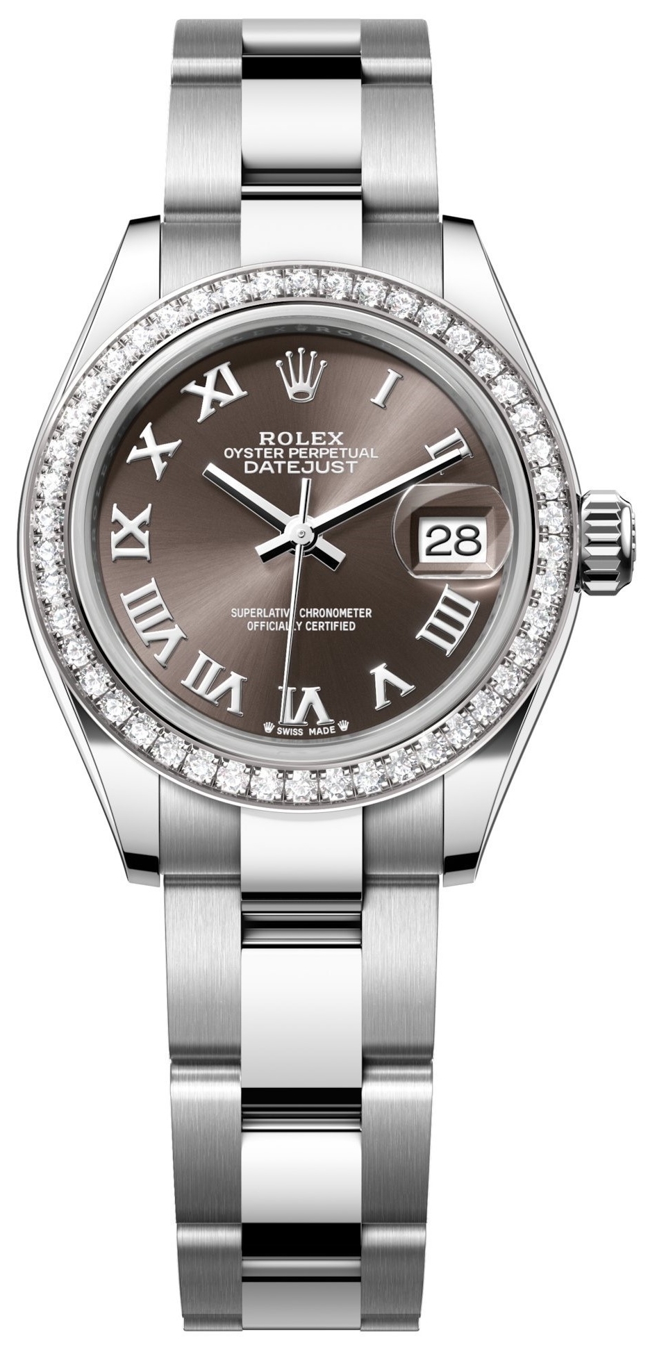 Rolex Naisten kello 279384RBR-0016 Lady-Datejust 28 Harmaa/Teräs