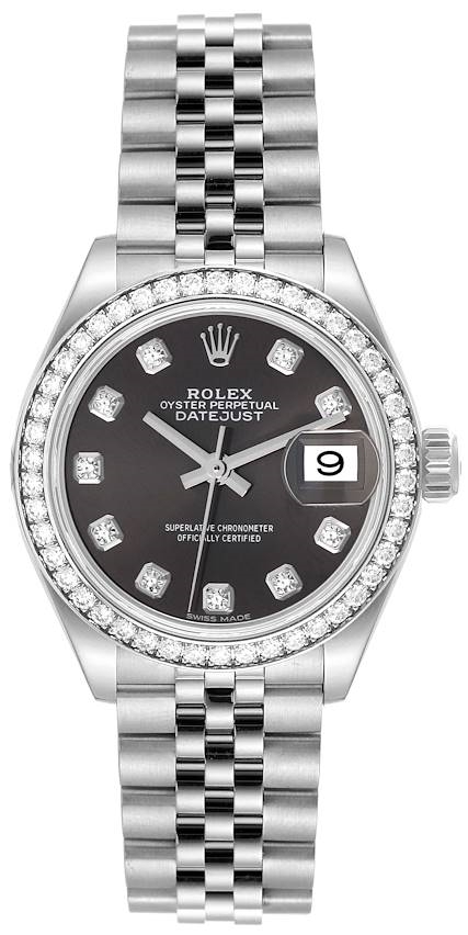 Rolex Naisten kello 279384RBR-0017 Lady-Datejust 28 Harmaa/Teräs