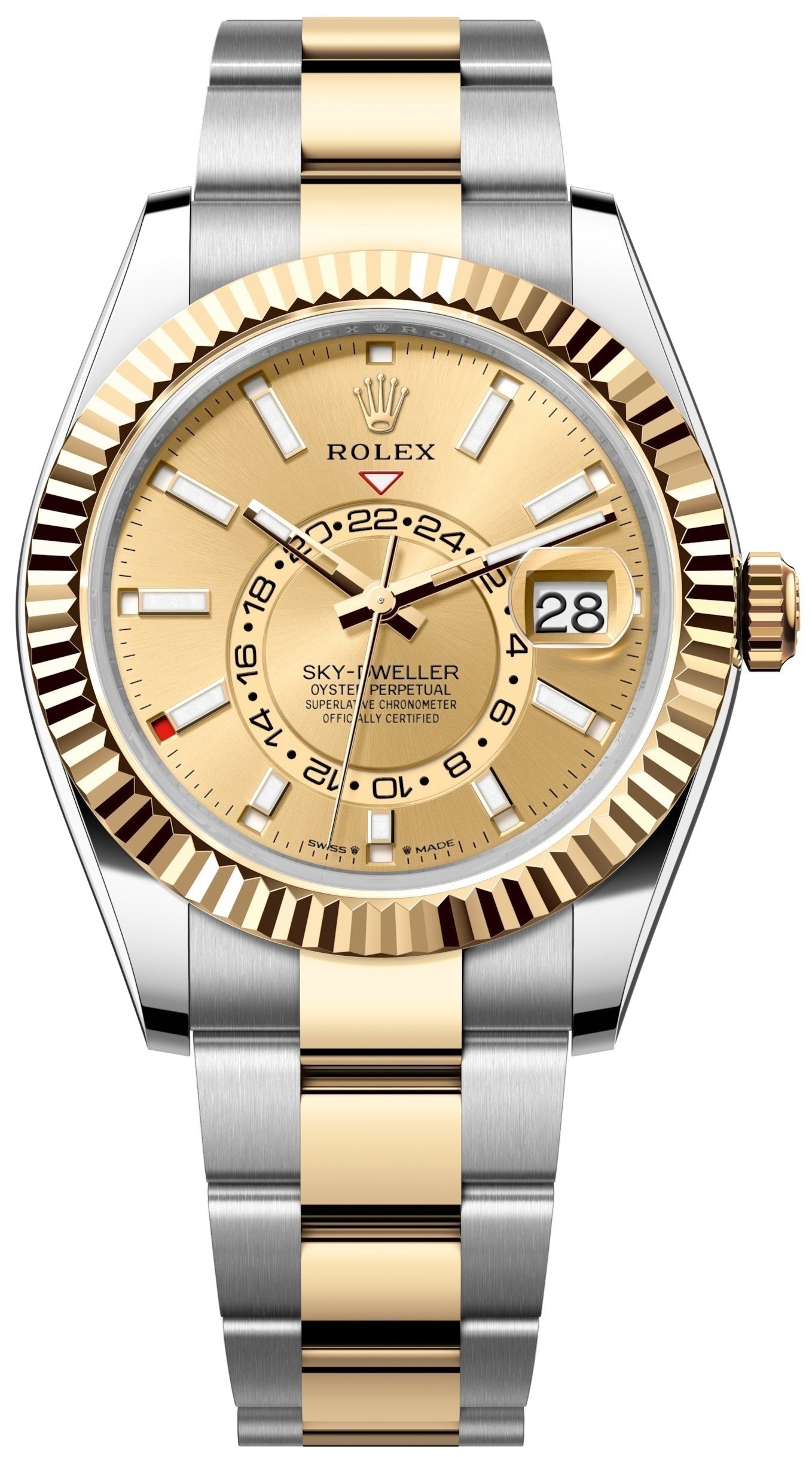 Rolex Miesten kello 336933-0001 Sky-Dweller Kullattu/Teräs Ø42 mm