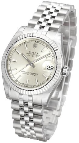 Rolex Naisten kello 178274-0009 Datejust Lady 31 mm Hopea/Teräs Ø31