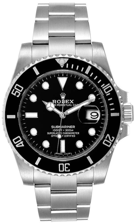 Rolex Miesten kello 116610LN-0001 Submariner Musta/Teräs Ø40 mm