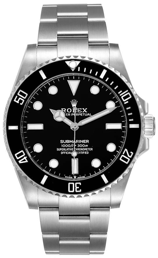 Rolex Miesten kello 124060-0001 Submariner Musta/Keraaminen Ø41 mm