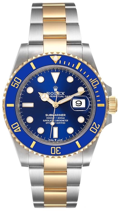 Rolex Miesten kello 126613LB-0002 Submariner Bluesy Sininen/Teräs