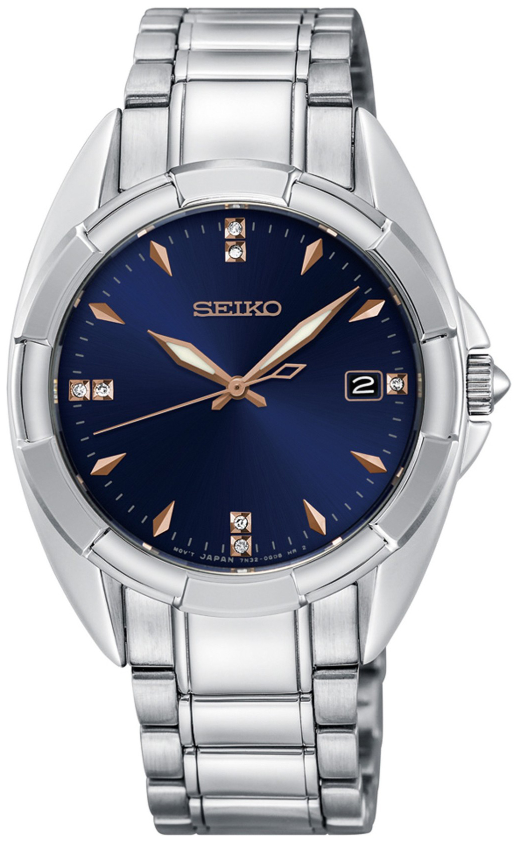 Seiko Classic Naisten kello SKK889P1 Sininen/Teräs Ø33 mm