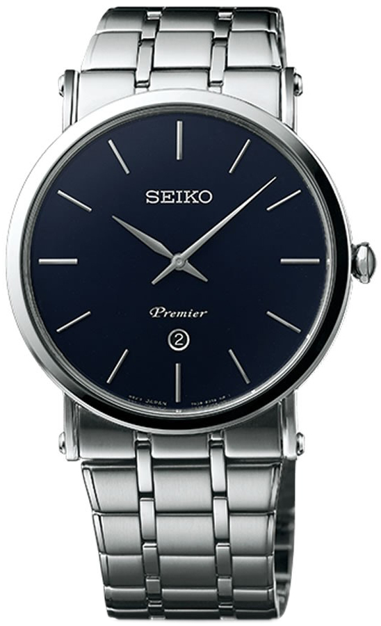 Seiko Miesten kello SKP399P1 Premier Sininen/Teräs Ø40.7 mm