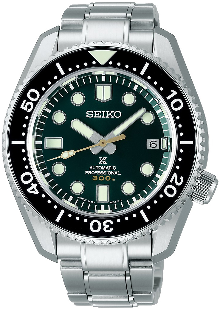 Seiko Miesten kello SLA047J1 Prospex Vihreä/Teräs Ø44.3 mm