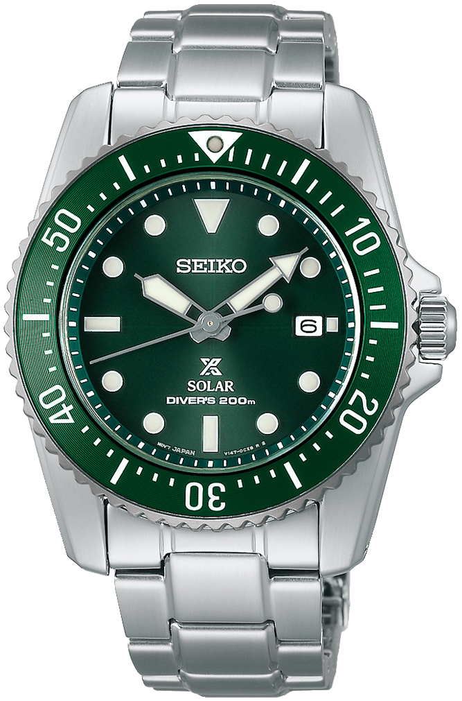 Seiko Miesten kello SNE583P1 Prospex Vihreä/Teräs Ø38.5 mm