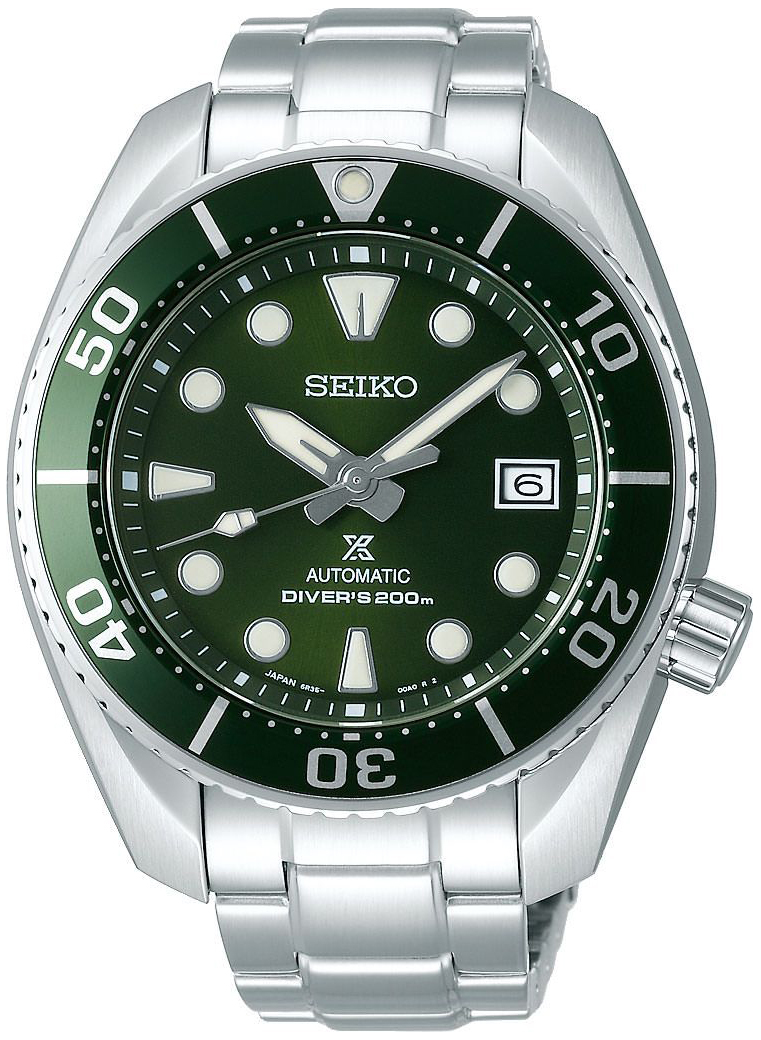 Seiko Miesten kello SPB103J1 Prospex Vihreä/Teräs Ø45 mm