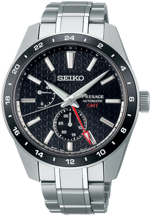 Seiko Miesten kello SPB221J1 Presage Musta/Teräs Ø42.2 mm