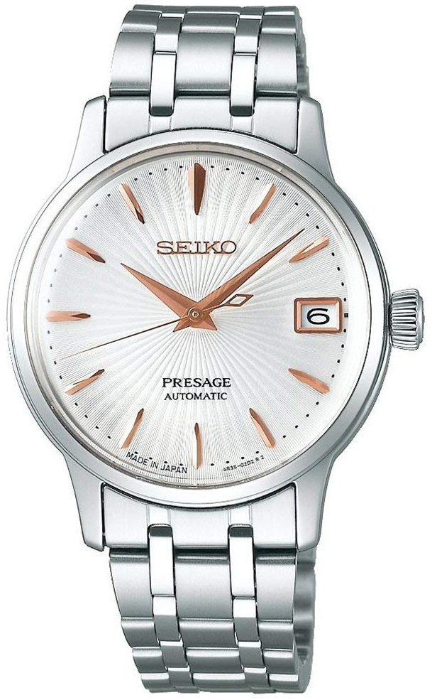 Seiko Presage Naisten kello SRP855J1 Hopea/Teräs Ø33.8 mm