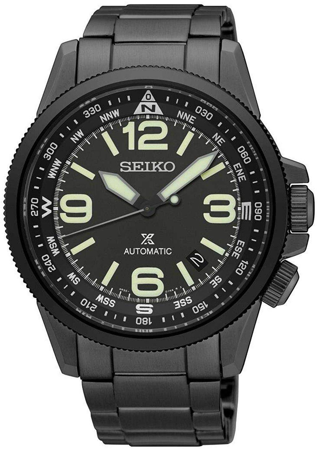 Seiko Prospex Miesten kello SRPA73K1 Musta/Teräs Ø42 mm