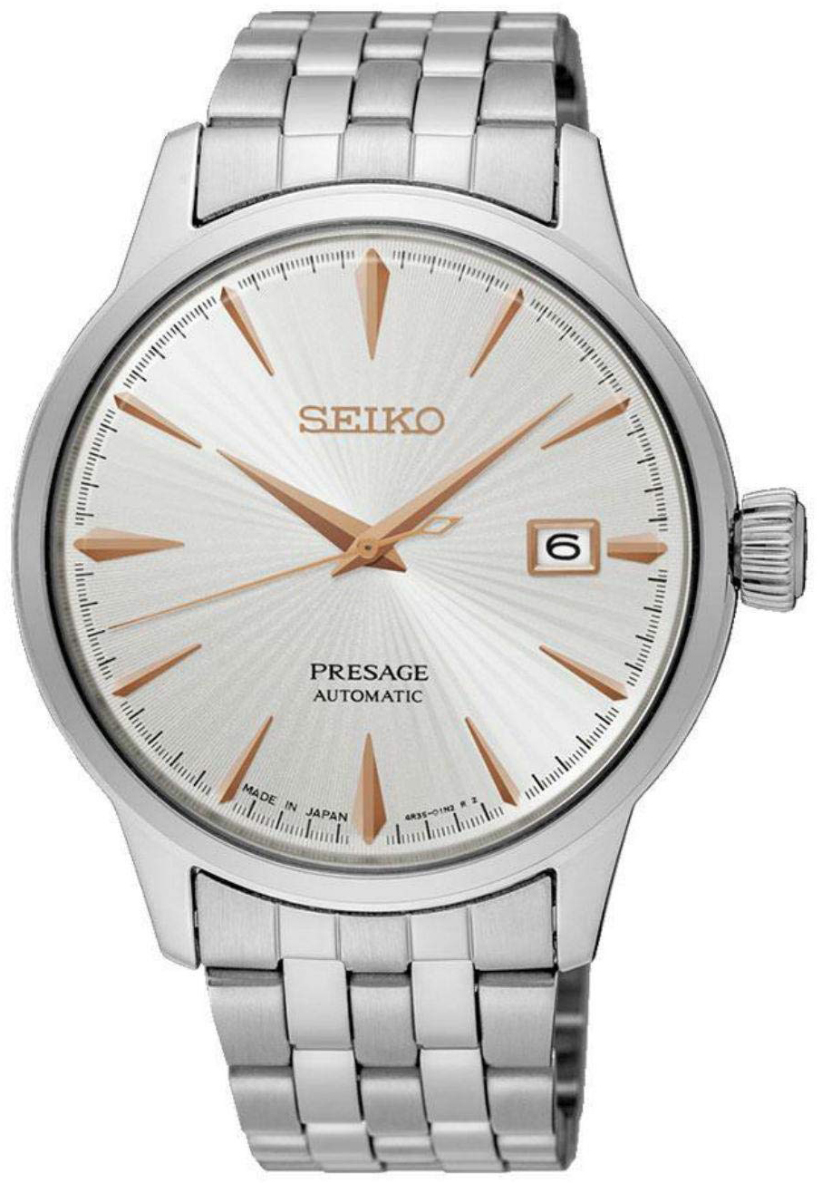 Seiko Presage Miesten kello SRPB47J1 Hopea/Teräs Ø40.5 mm