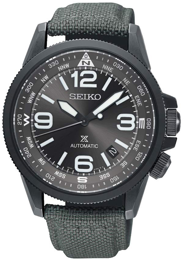 Seiko Prospex Miesten kello SRPC29K1 Harmaa/Nahka Ø44 mm