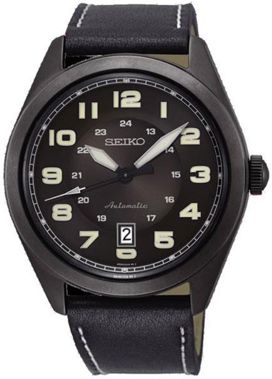 Seiko Miesten kello SRPC89K1 Musta/Nahka Ø43 mm