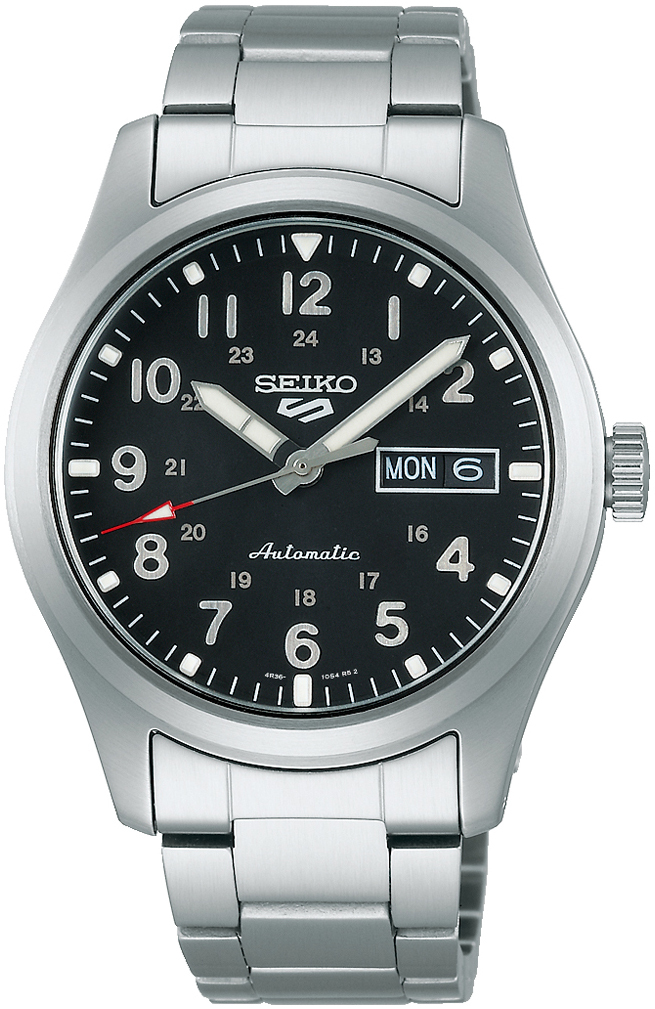 Seiko 5 Sports Miesten kello SRPG27K1 Musta/Teräs Ø39.4 mm