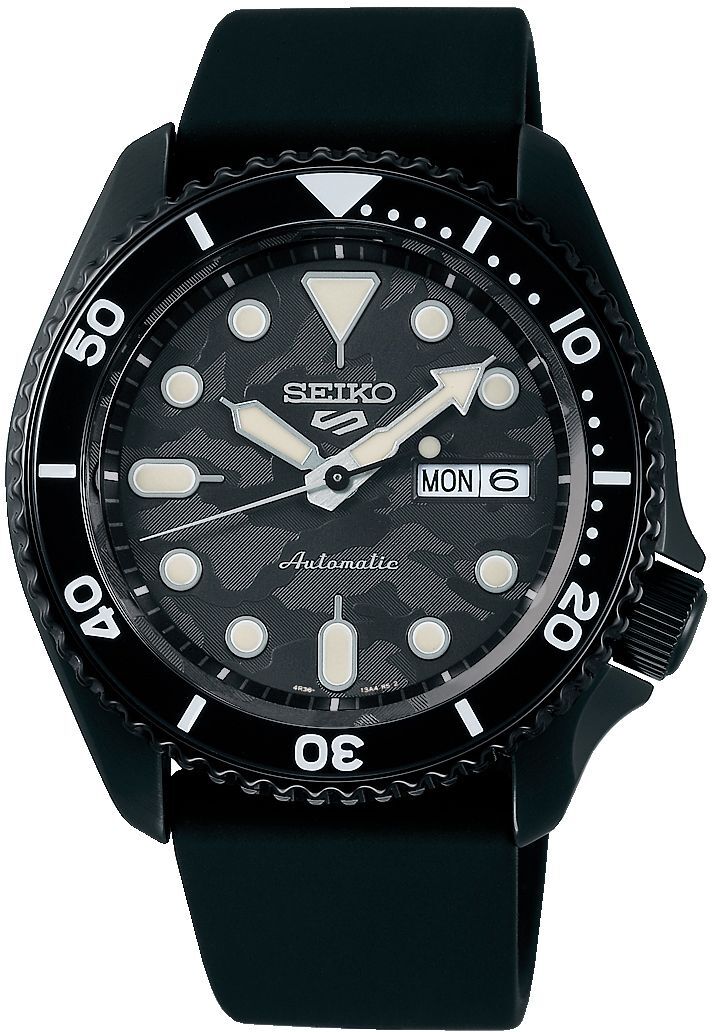 Seiko 5 Sports Miesten kello SRPJ39K1 Yuto Horigome Harmaa/Kumi Ø43