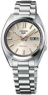 Seiko 5 Miesten kello SRPK91K1 Beige/Teräs Ø37.4 mm