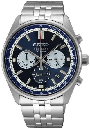 Seiko Miesten kello SSB427P1 Sport Sininen/Teräs Ø41.5 mm