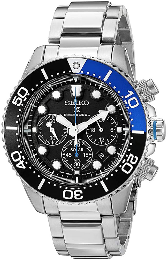 Seiko Miesten kello SSC781P1 Prospex Musta/Teräs Ø43.5 mm