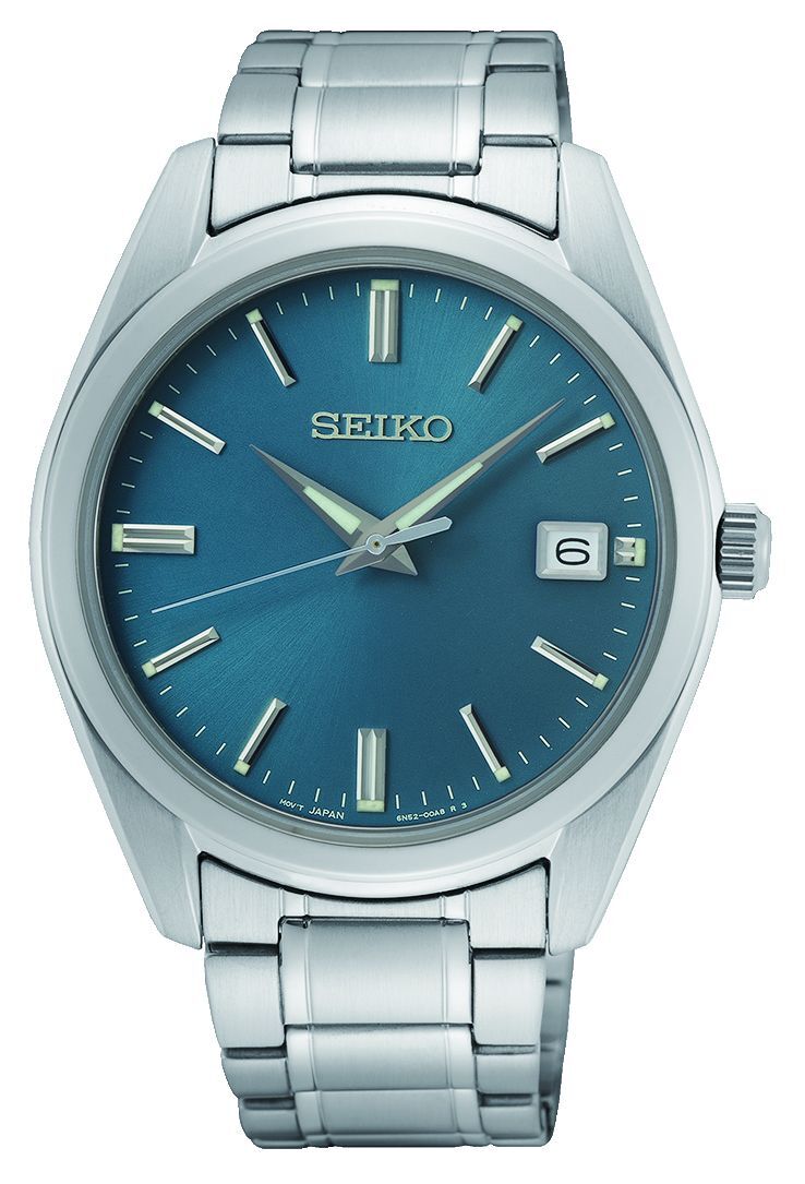 Seiko Miesten kello SUR525P1 Classic Sininen/Teräs Ø40 mm