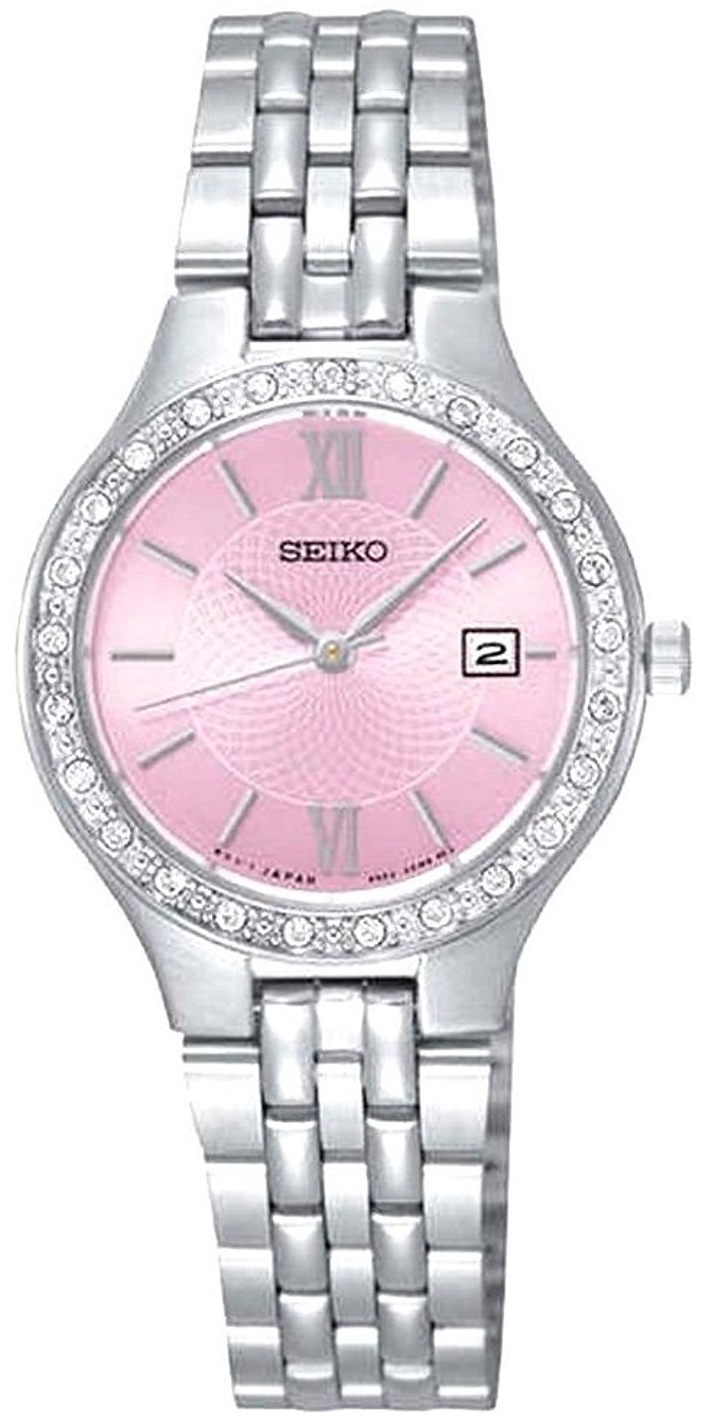 Seiko Dress Ladies Naisten kello SUR765P9 Pinkki/Teräs Ø28 mm