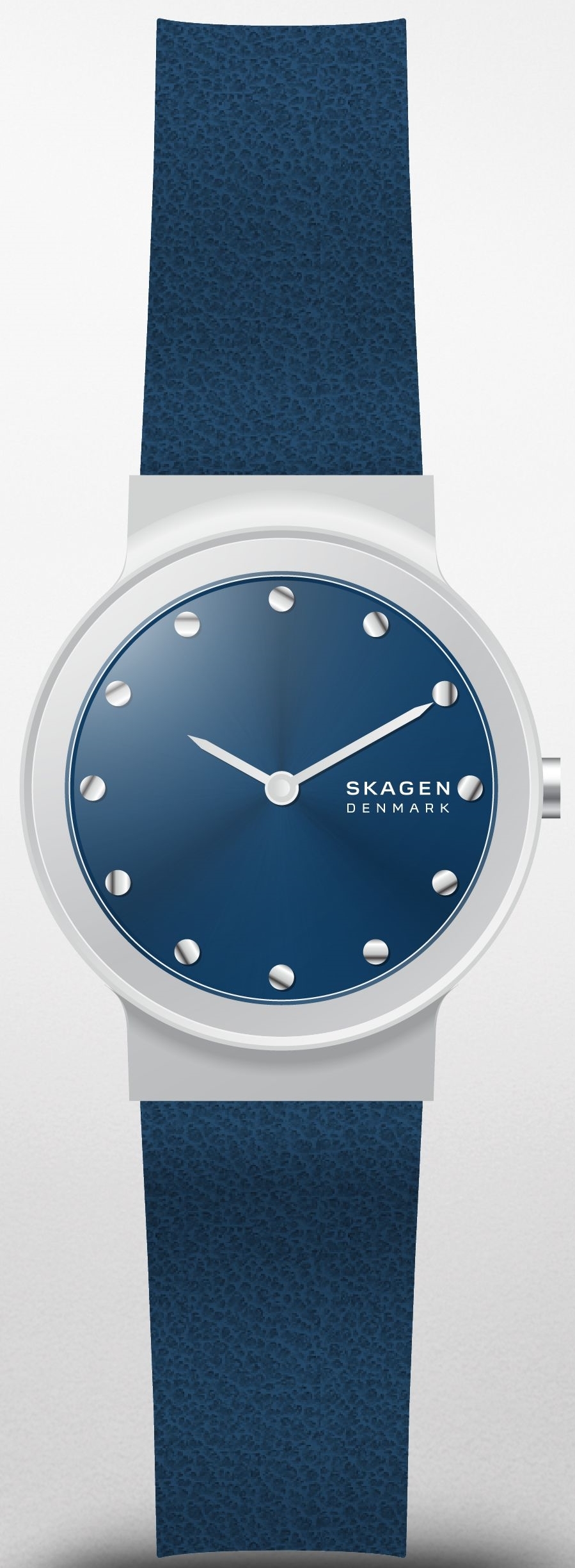 Skagen Naisten kello SKW3007 Freja Sininen/Nahka Ø26 mm