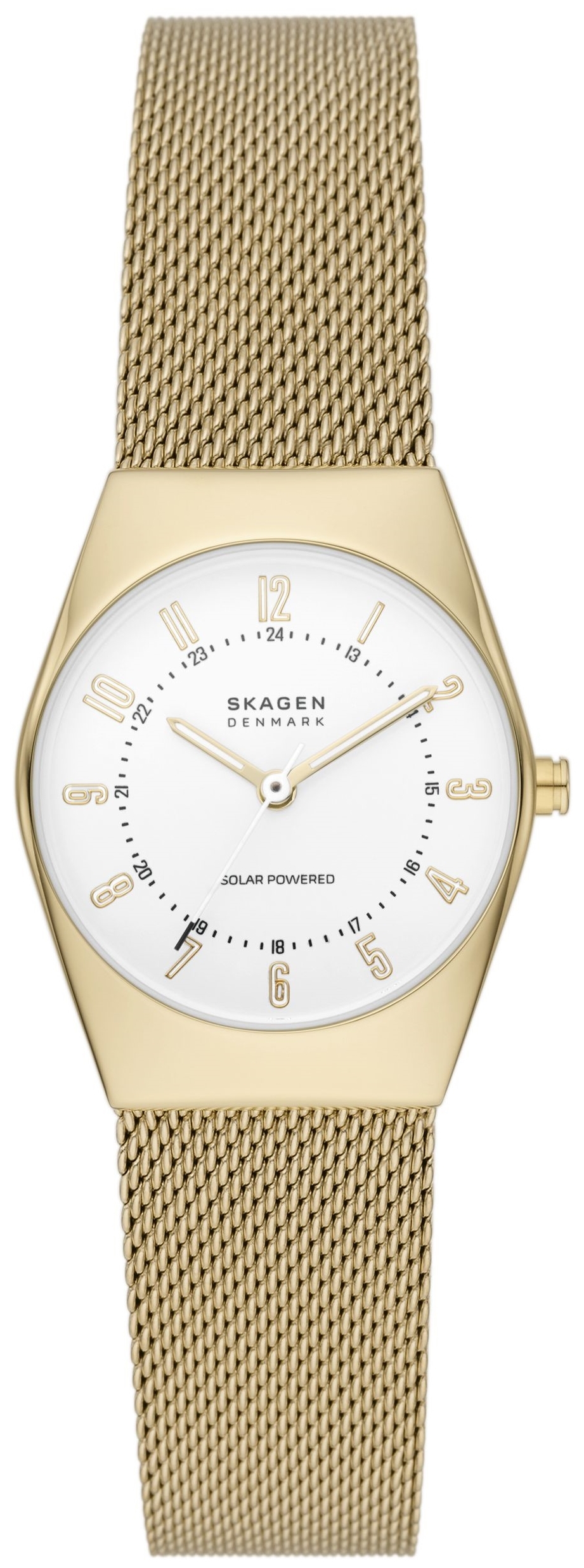 Skagen Naisten kello SKW3077 Grenen Lille Valkoinen/Kullanvärinen