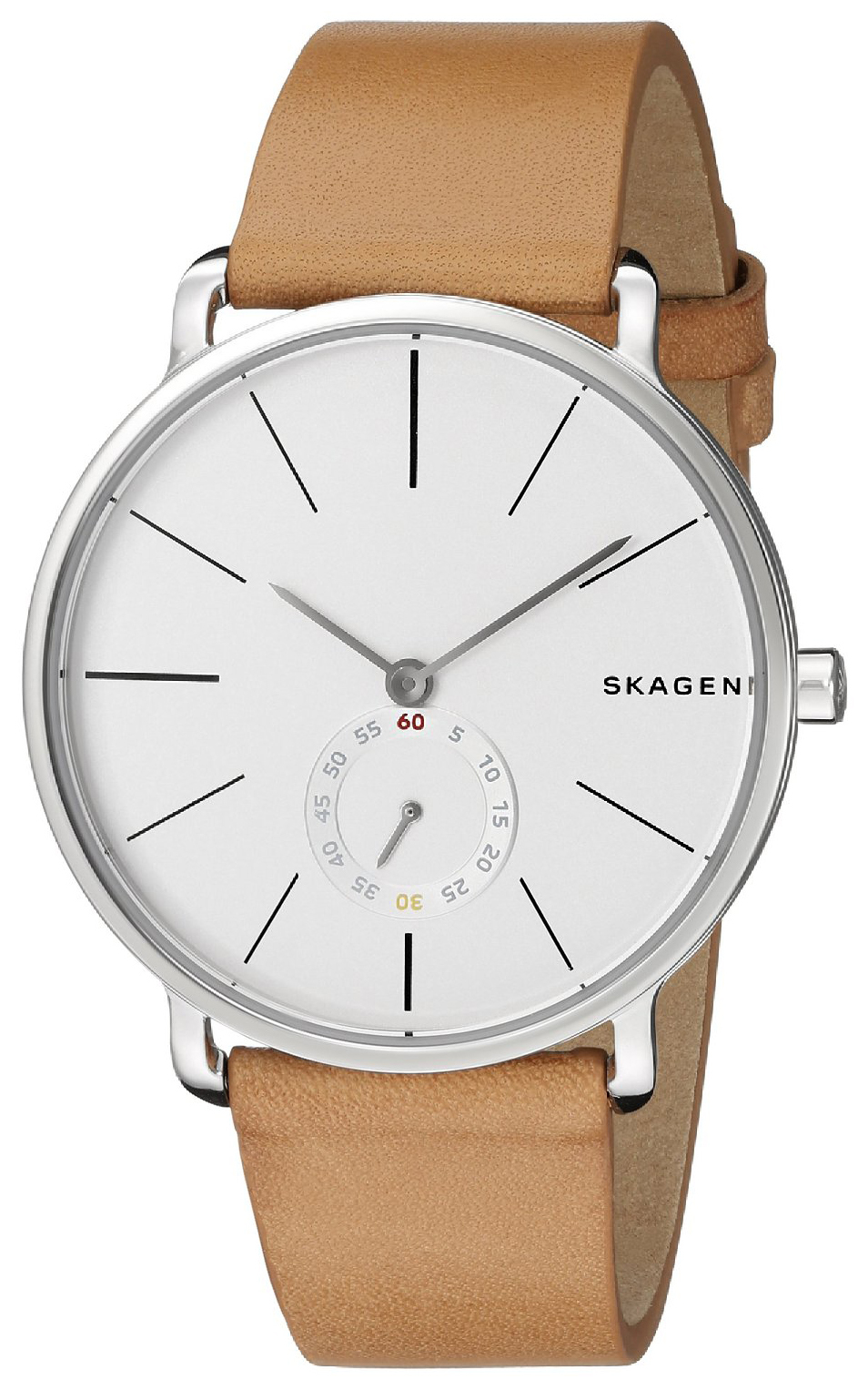 Skagen Miesten kello SKW6215 Hagen Valkoinen/Nahka Ø40 mm