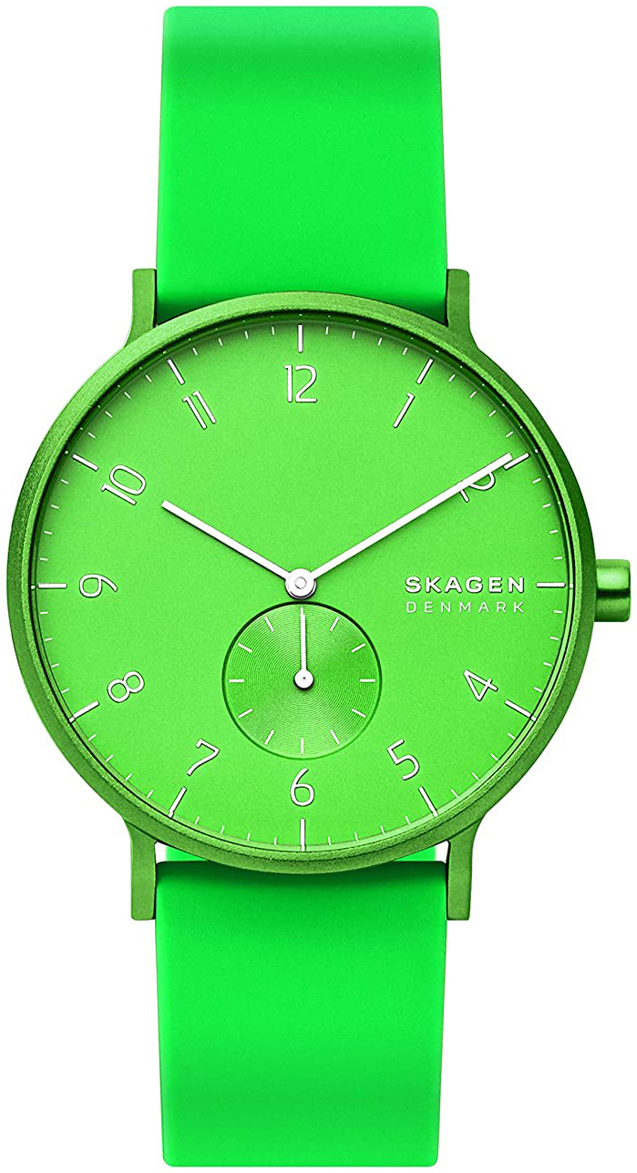 Skagen Aaren Miesten kello SKW6556 Vihreä/Kumi Ø41 mm