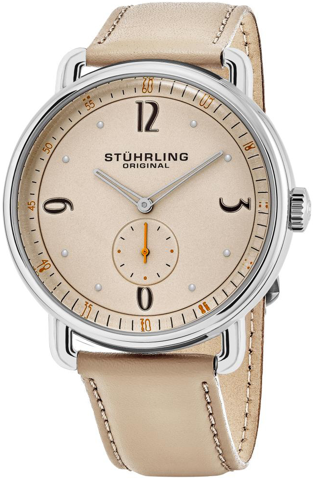 Stührling Original Symphony Miesten kello 857.02 Beige/Nahka Ø42 mm