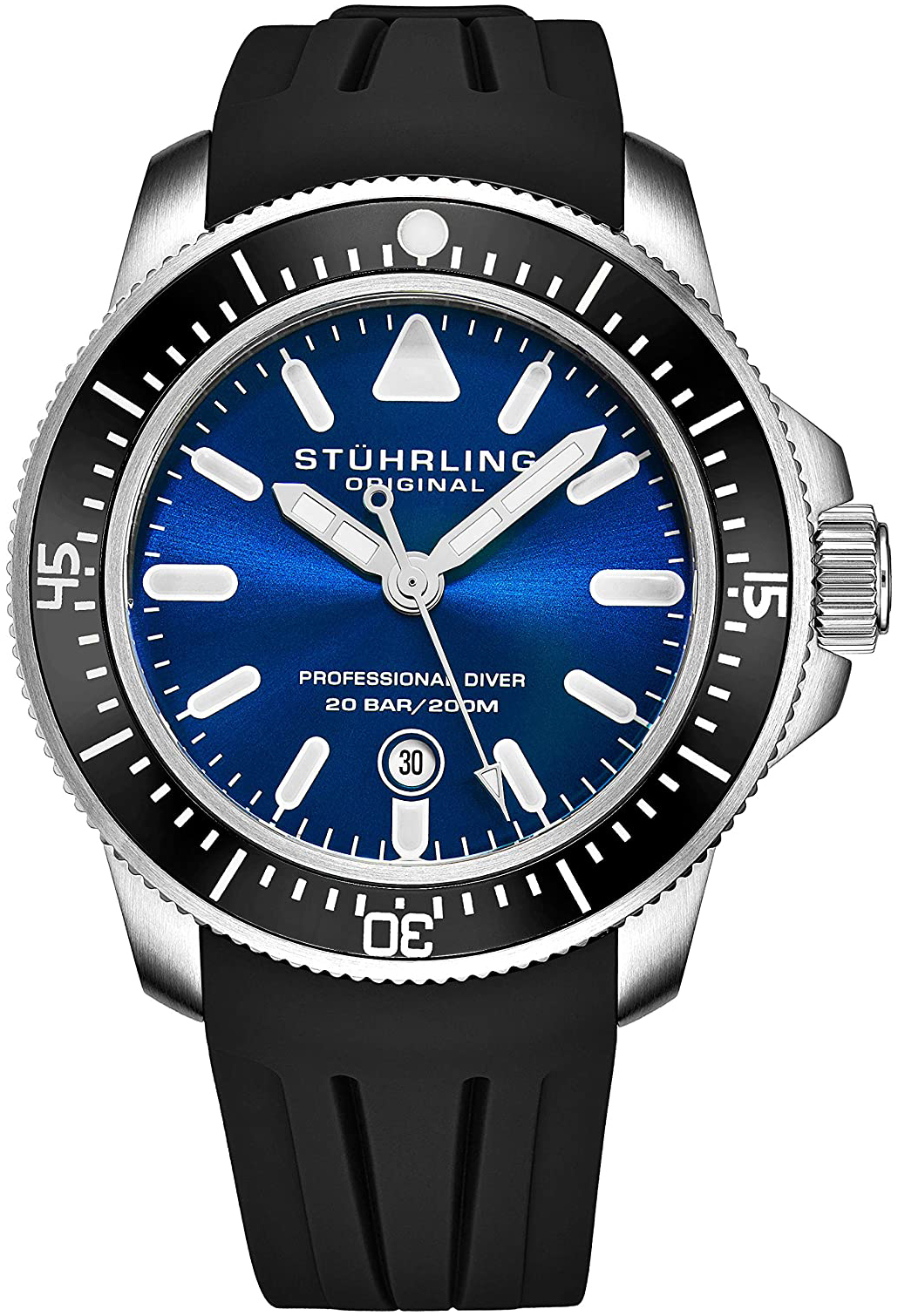 Stührling Original Miesten kello 935.02 Maritimer Sininen/Kumi Ø43