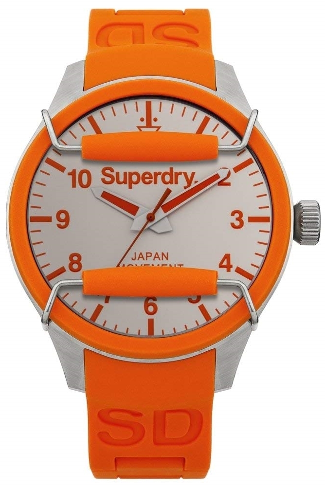 Superdry Miesten kello SYG125O Classic Valkoinen/Muovi Ø44 mm
