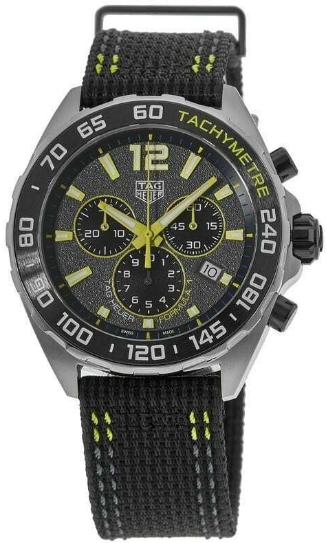 TAG Heuer Miesten kello CAZ101AG.FC8304 Formula 1 Musta/Tekstiili