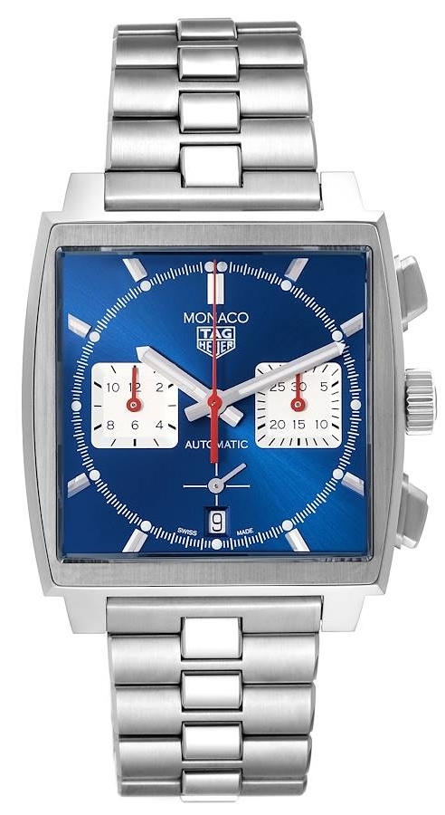 TAG Heuer Miesten kello CBL2111.BA0644 Monace Sininen/Teräs Ø39 mm