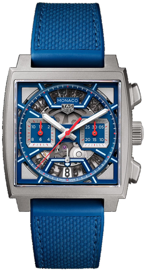 TAG Heuer CBL2182.FT6235 Monaco Sininen/Kumi