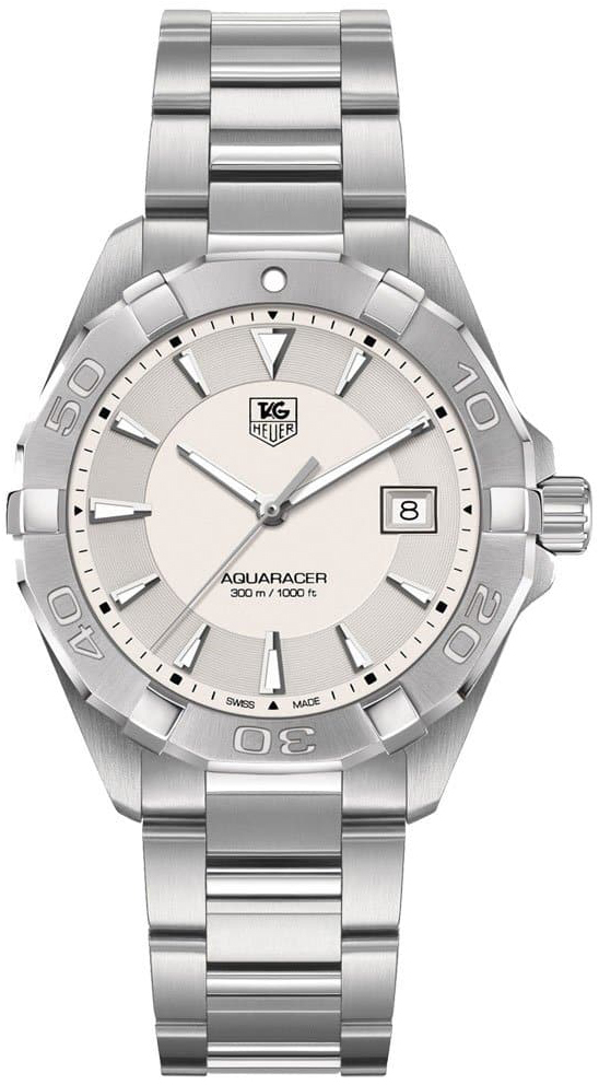 TAG Heuer Miesten kello WAY1111.BA0910 Aquaracer Hopea/Teräs Ø40.5